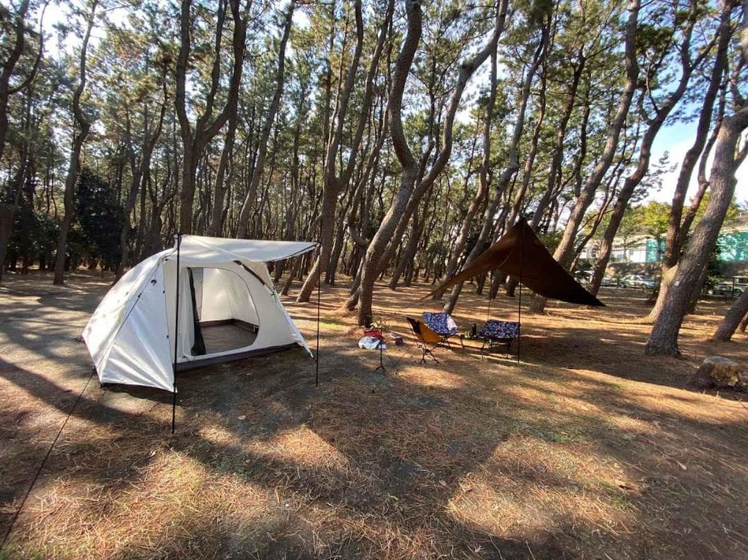 ※なじ※　3～4人テント　ワイドミシックドームテント