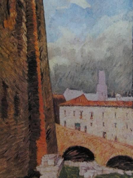 藤島武二、カンピドリオのあたり２、画集、新品額付