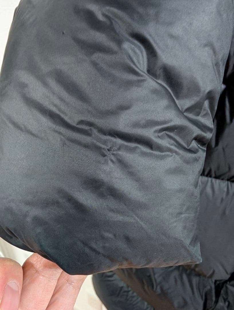 【美品】PUMA ベンチコート 黒 ダウン90%