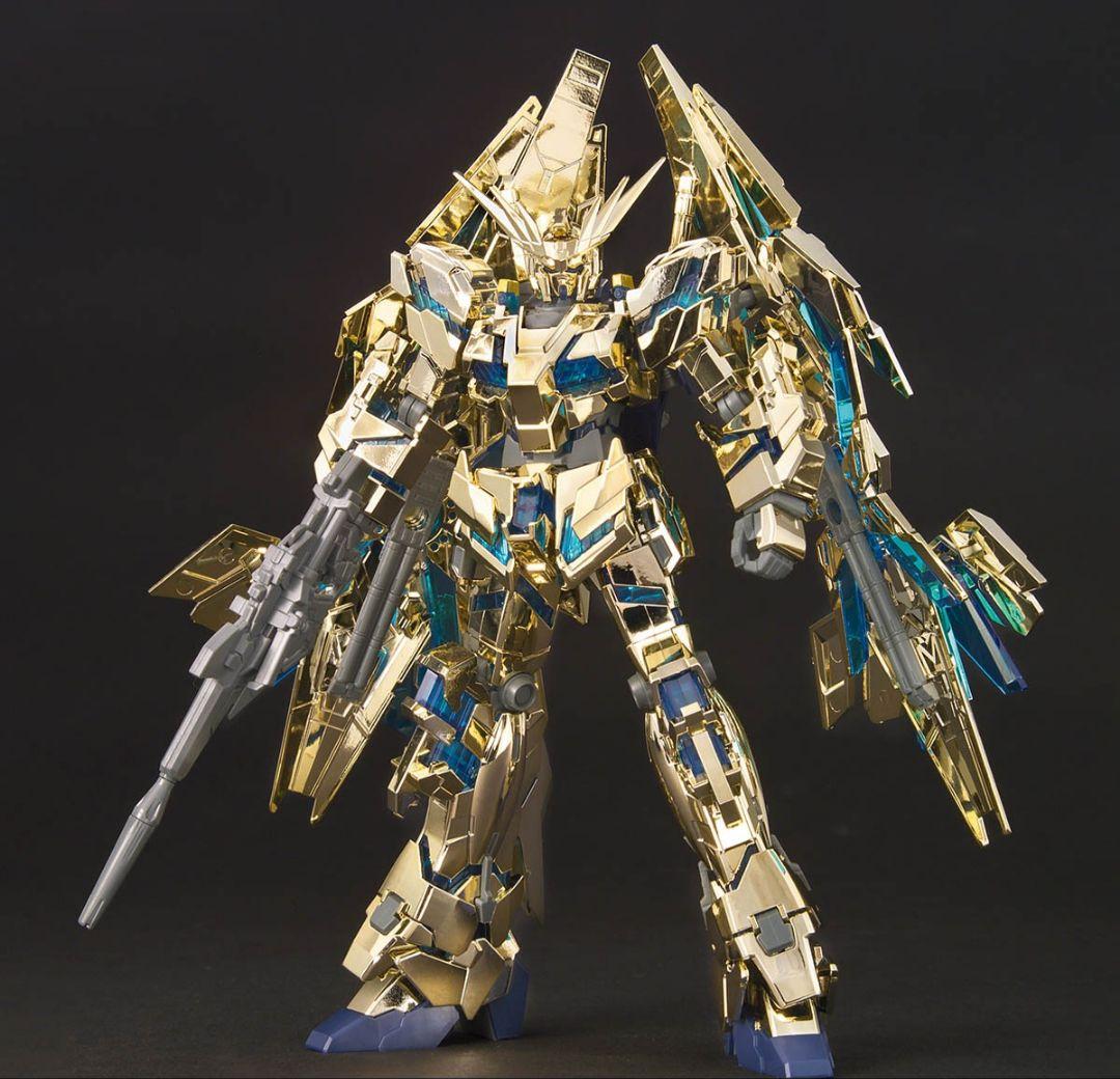HGガンダムベース限定 フェネクス GOLD & SILVER COATING
