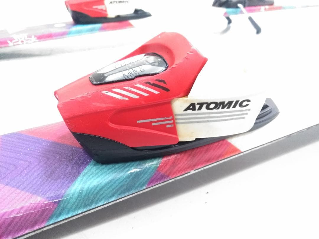 女の子 ジュニアスキー 5点セット アトミック 130cm ブーツ24.5cm◇