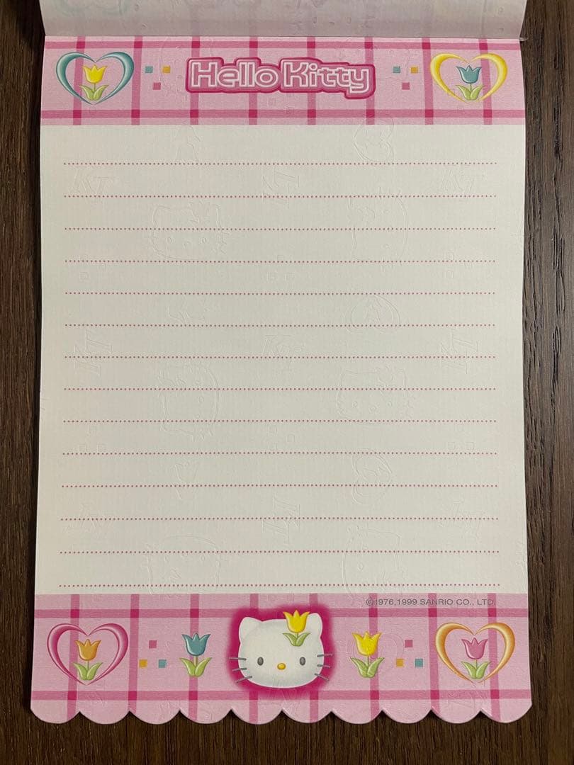 レア♡サンリオ♡キティ チューリップ レターパッド 1999年