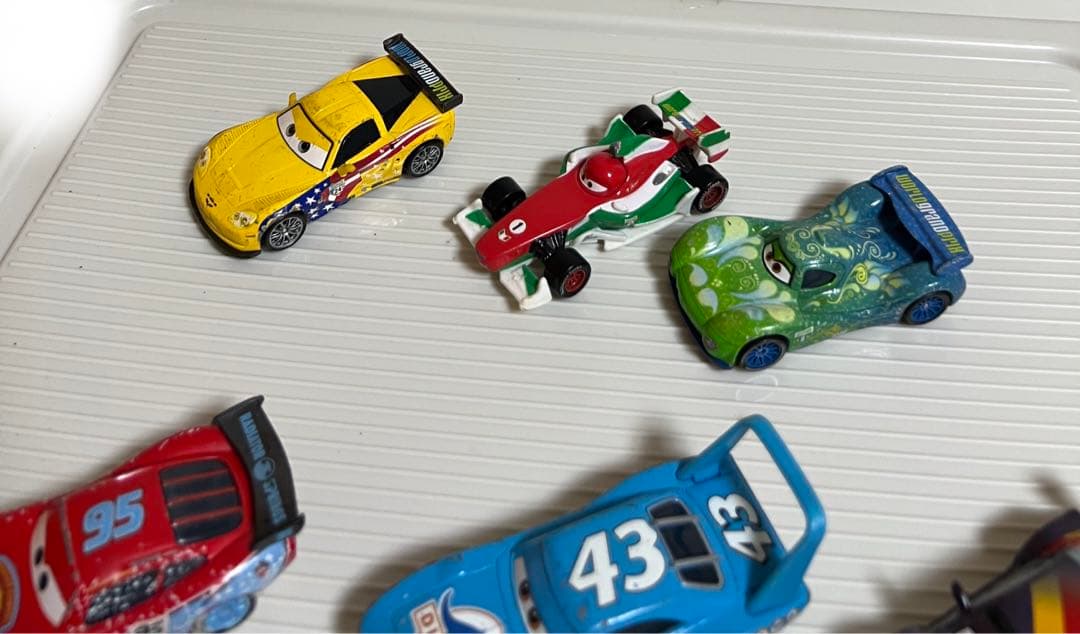 カーズ、ミニカー（マテル）ジェフ、キング、マックスシュネル（廃盤）