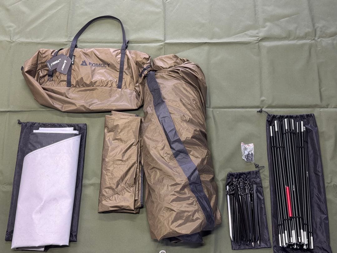 POMOLY Dome X6 Pro本体、グランドシート付き