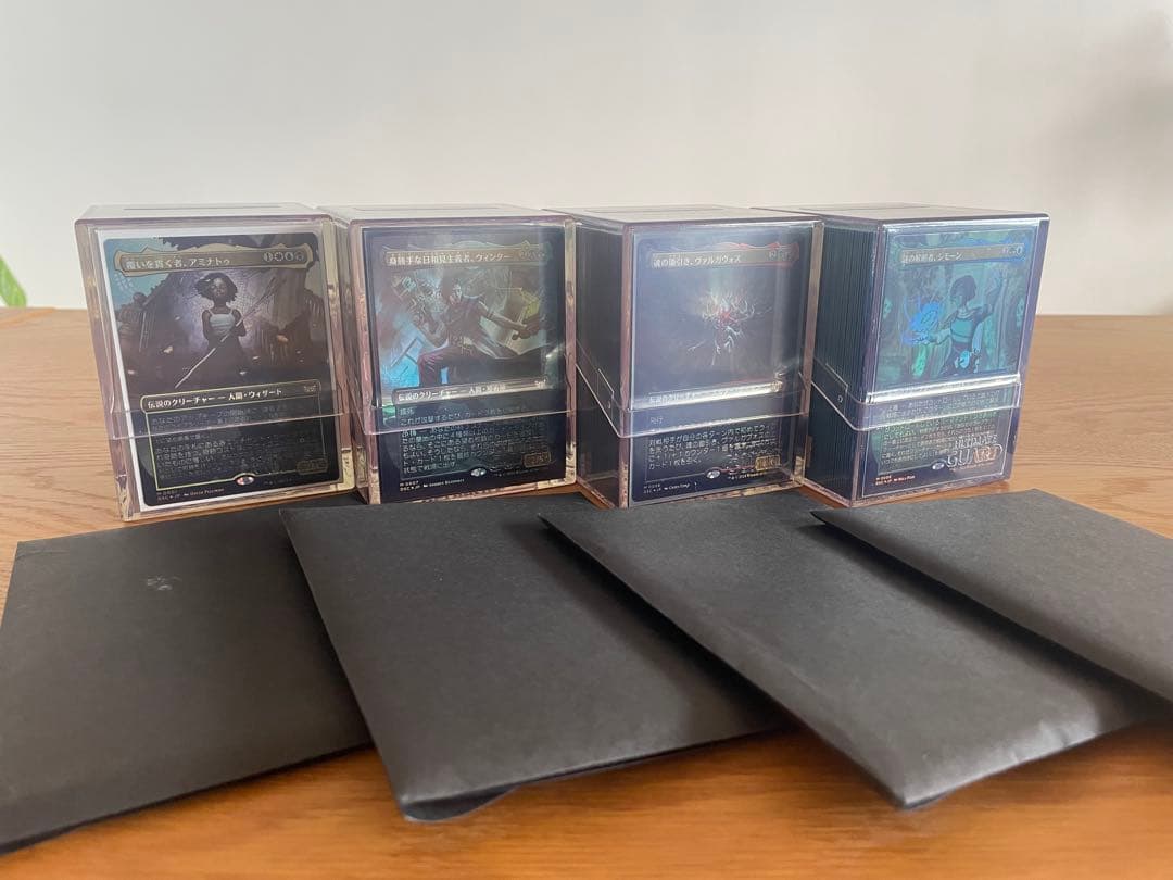 統率者デッキ4種　ダスクモーン美品　計略カードスリーブ入り