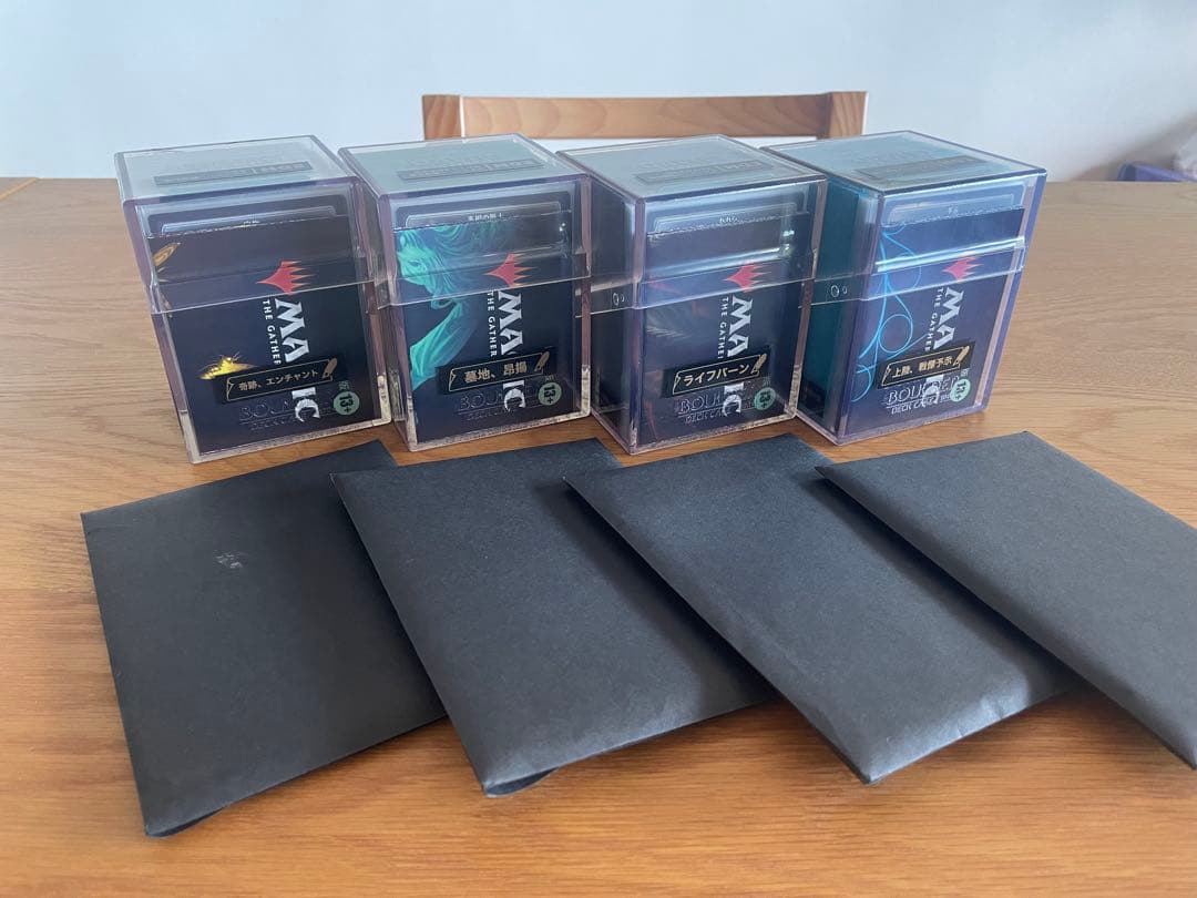 統率者デッキ4種　ダスクモーン美品　計略カードスリーブ入り