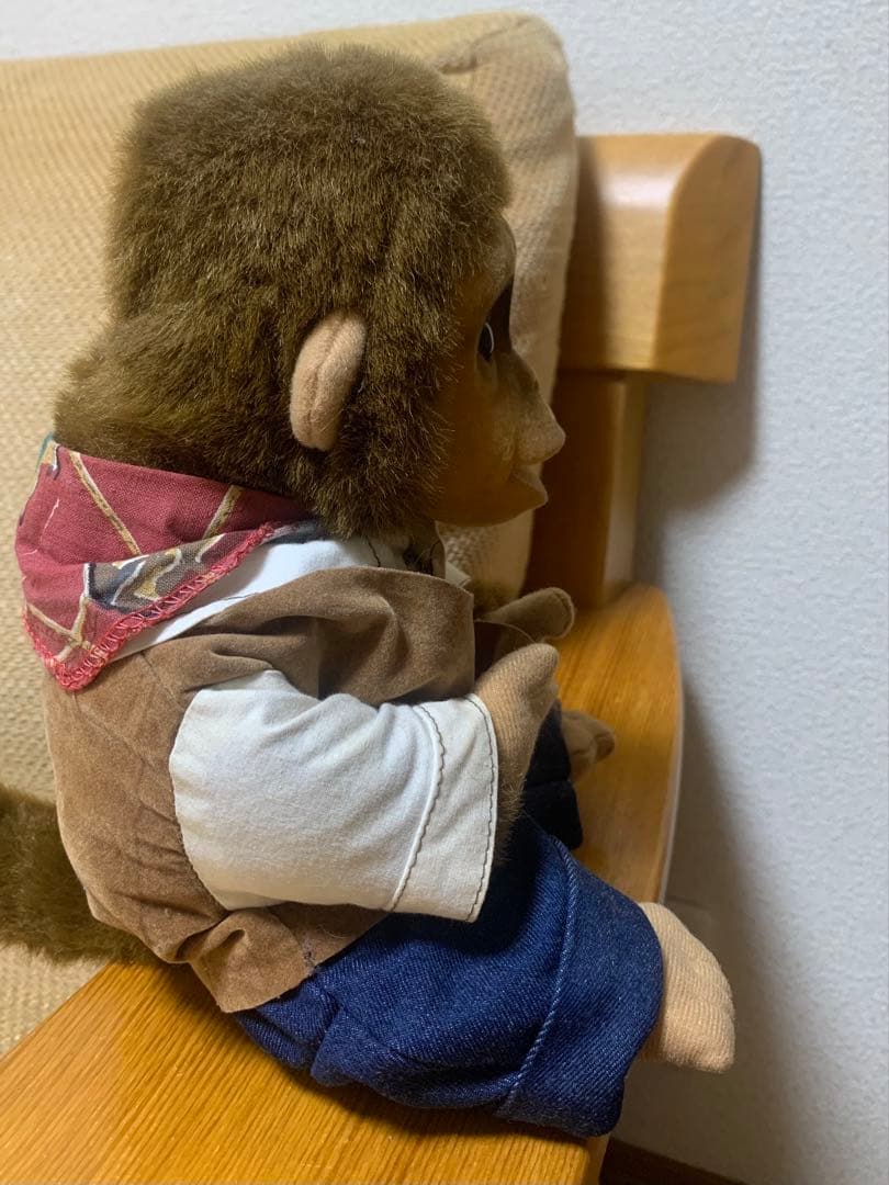 【レトロ】90s HOSUNG モンキー ぬいぐるみ