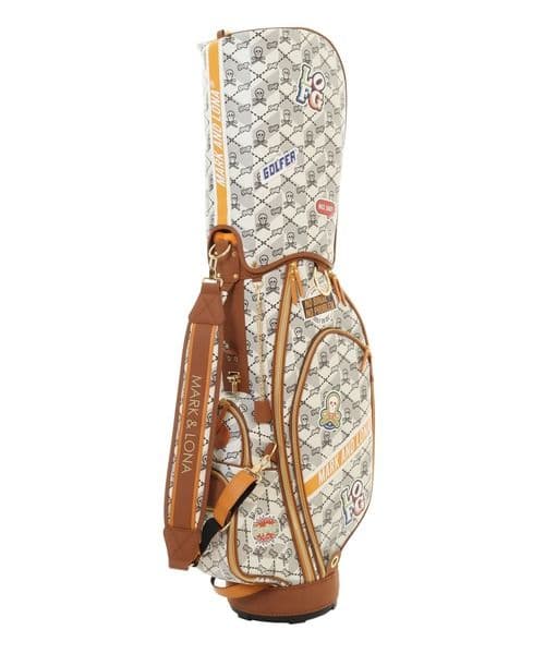 超美品 MARK&LONA キャディバッグ 限定・完売品 ブラウン オレンジ