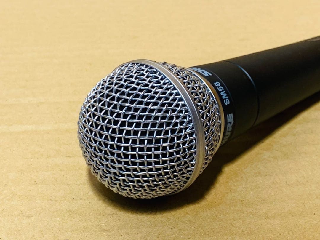 SHURE SM58 ダイナミックマイク 中古!