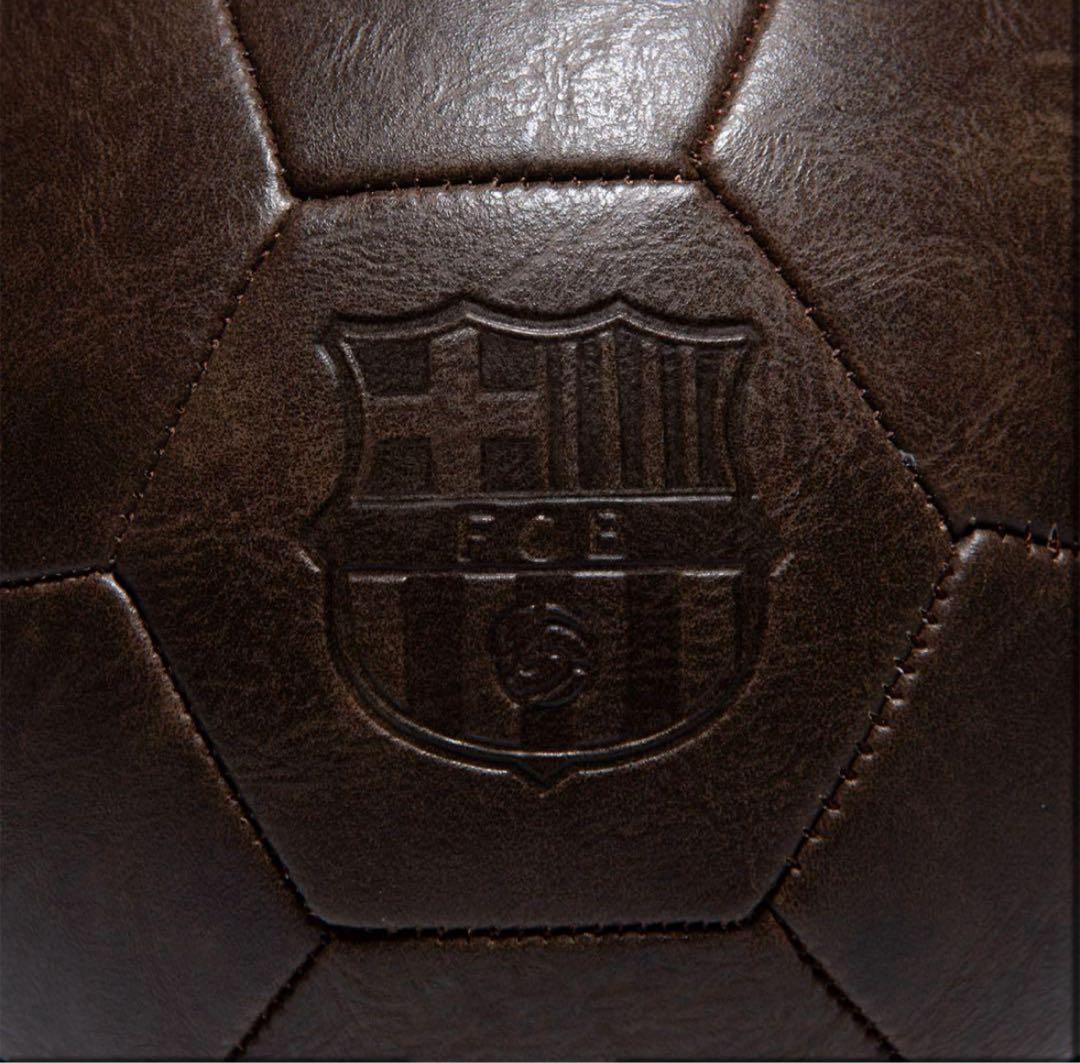 FC Barcelona ブラウンレザーサッカーボール