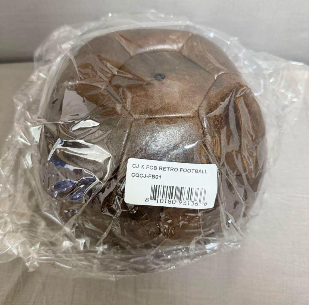 FC Barcelona ブラウンレザーサッカーボール