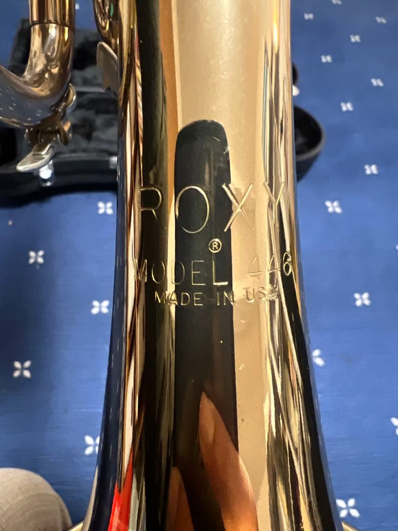 トランペットRoxy Made in USA マウスピース　ジュピターケース付き