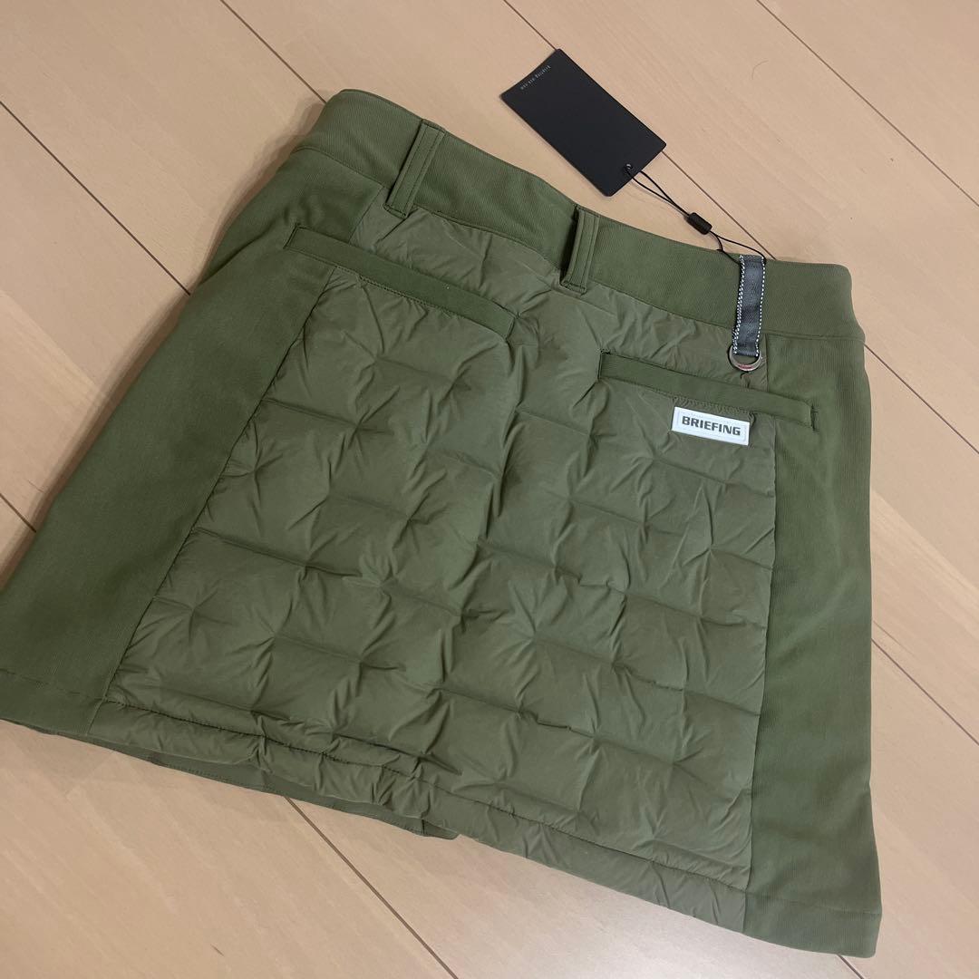 BRIEFING GOLF キルティングスカート 【アーミーグリーン】