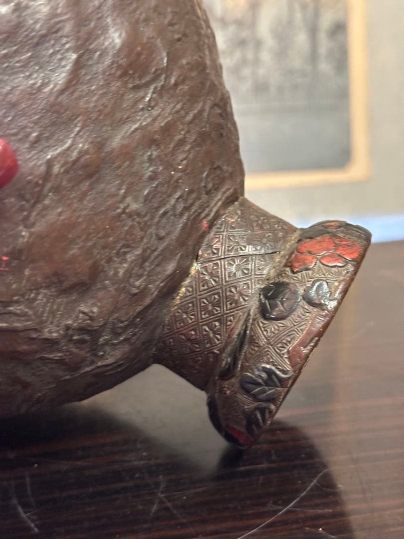 明時代堆朱茶碗 漆雕刻盃 堆朱漆刻 中國古美術 高 11cm