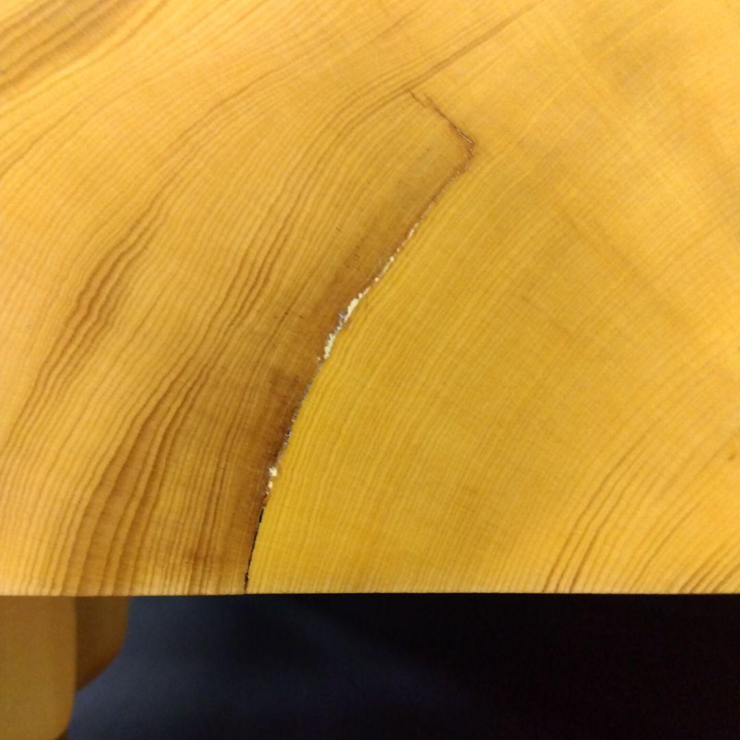 【国産　本榧　5寸碁盤　木表③】