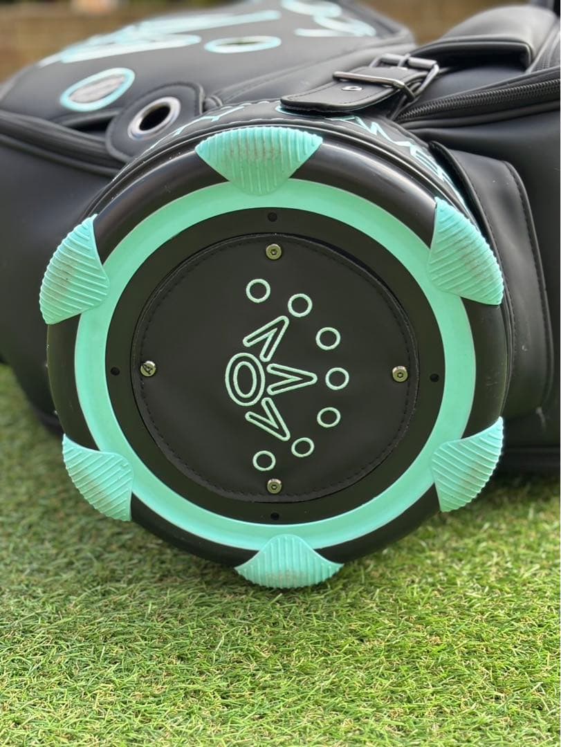 SCOTTY CAMERON キャディバッグ　ブラック×ティファニーブルー