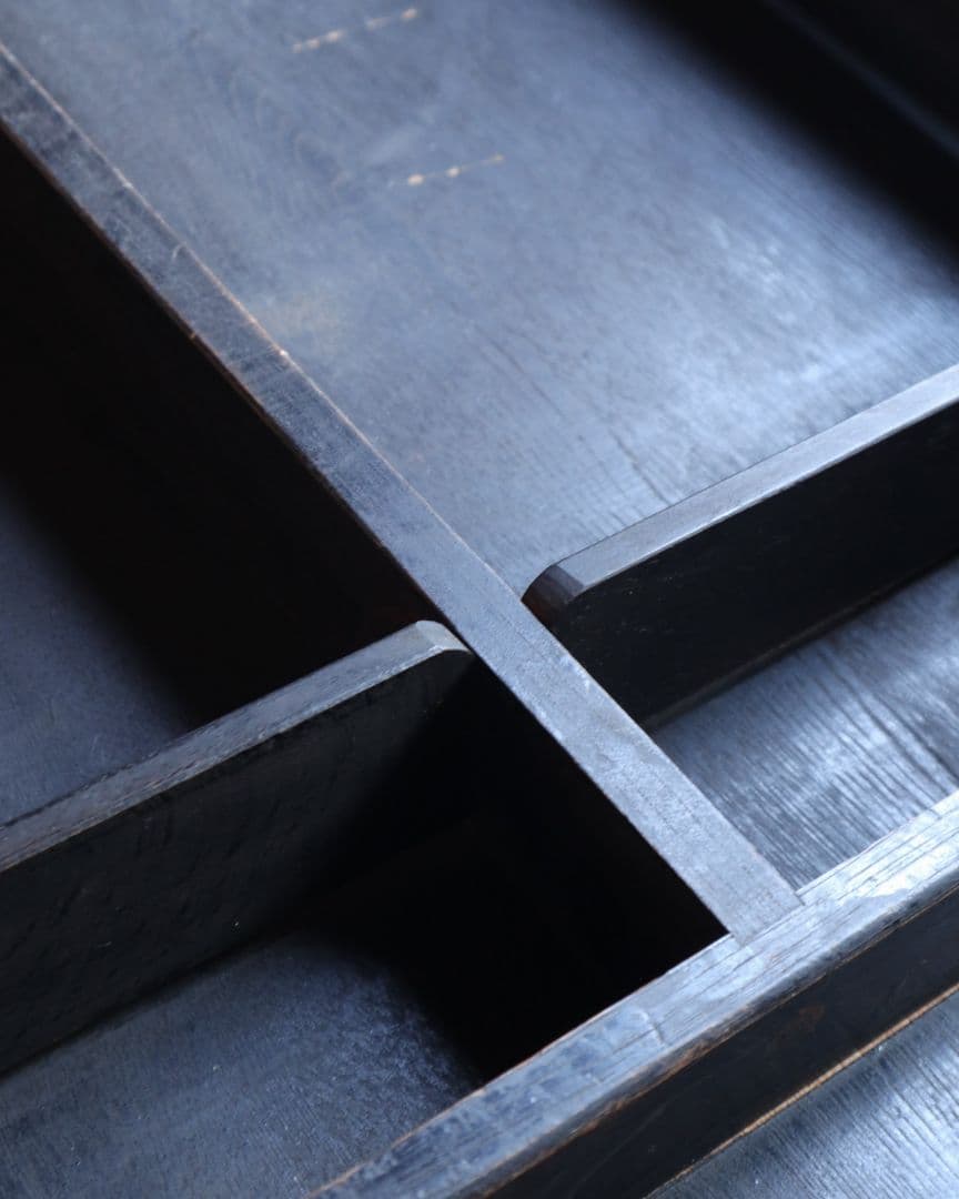 送料込み 栓(セン)とブナの大きめ丸ちゃぶ台　古道具 古家具 カフェ 古民家