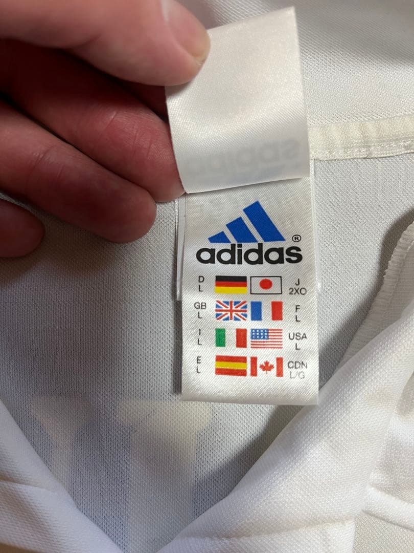 adidas Real Madrid RAUL 7 ホワイトシャツ