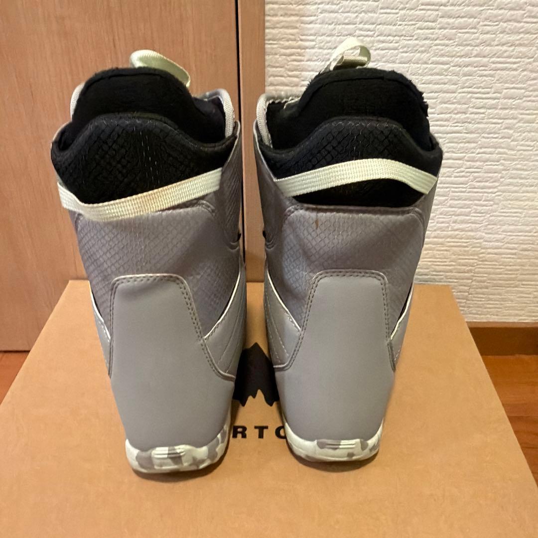 BURTON Zipline （22cm）子ども用スノーボードブーツ グレー