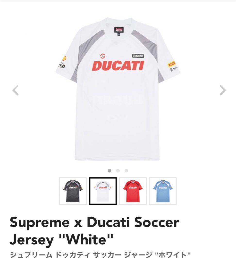 ウェア Supreme x Ducati Soccer Jersey \