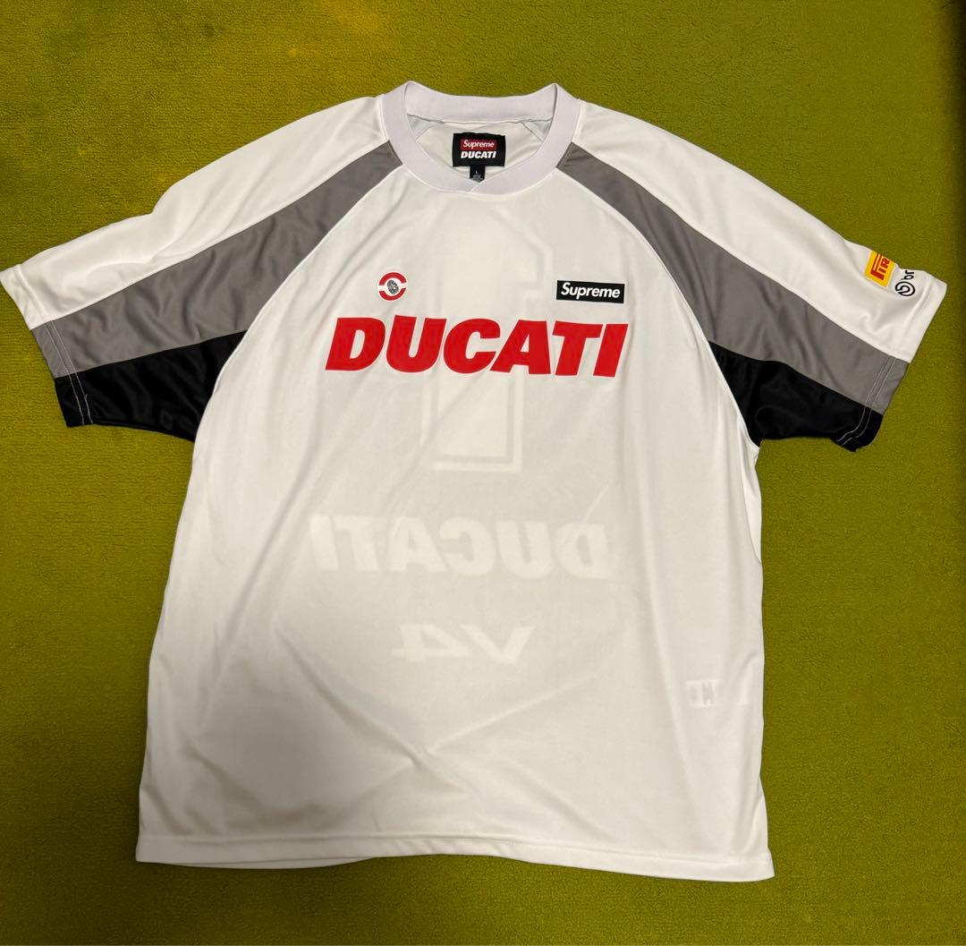 ウェア Supreme x Ducati Soccer Jersey \"White\"
