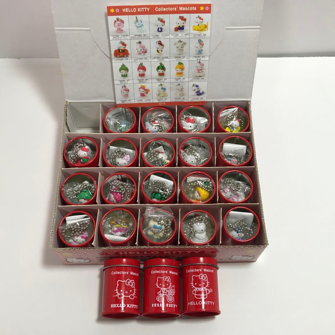 ハロー キティ コレクターズ マスコット 缶　2001年　19種類　サンリオ