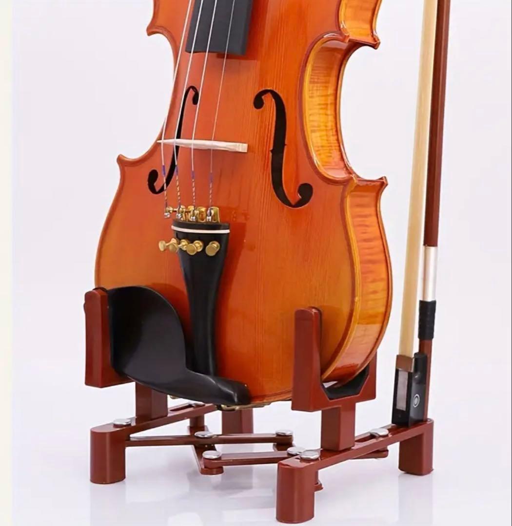 【美品】バイオリン 4/4 弓 弦 スタンド ケースセット初心者向け 演奏