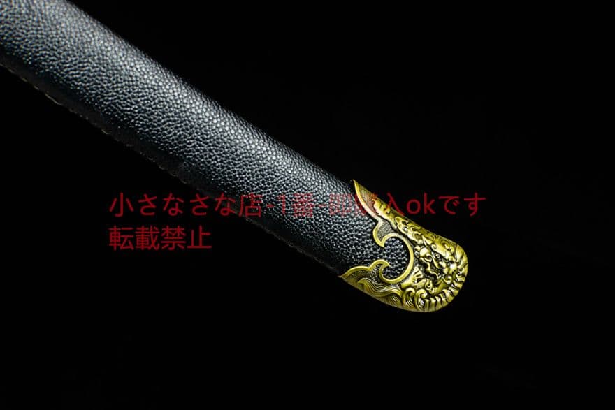 青面獣雁翎刀清刀 古兵器 武具　刀装具　日本刀　模造刀 居合刀