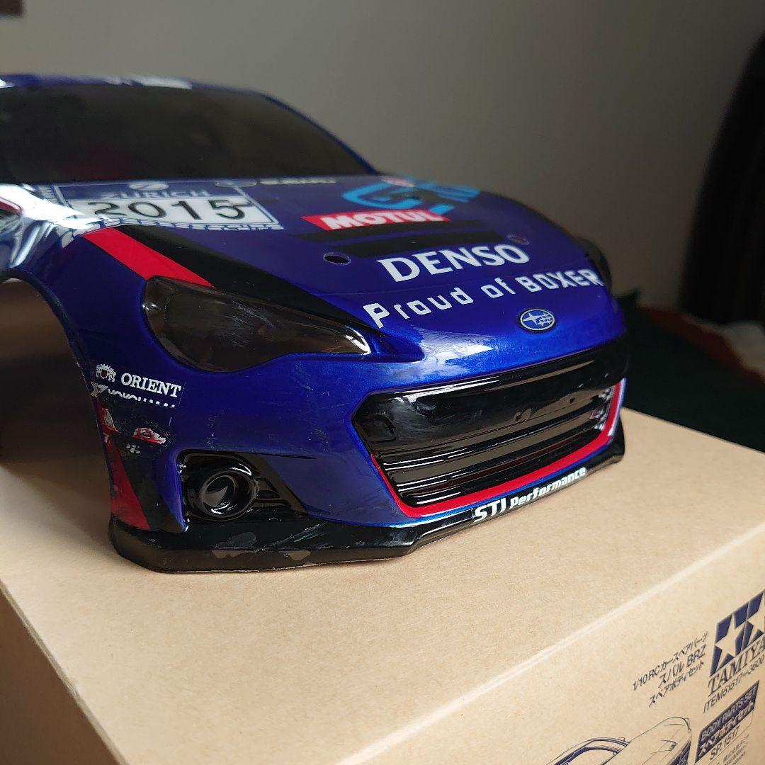 タミヤ1/10RCスバルBRZ スペアボディセット オリジナルペイント2台セット