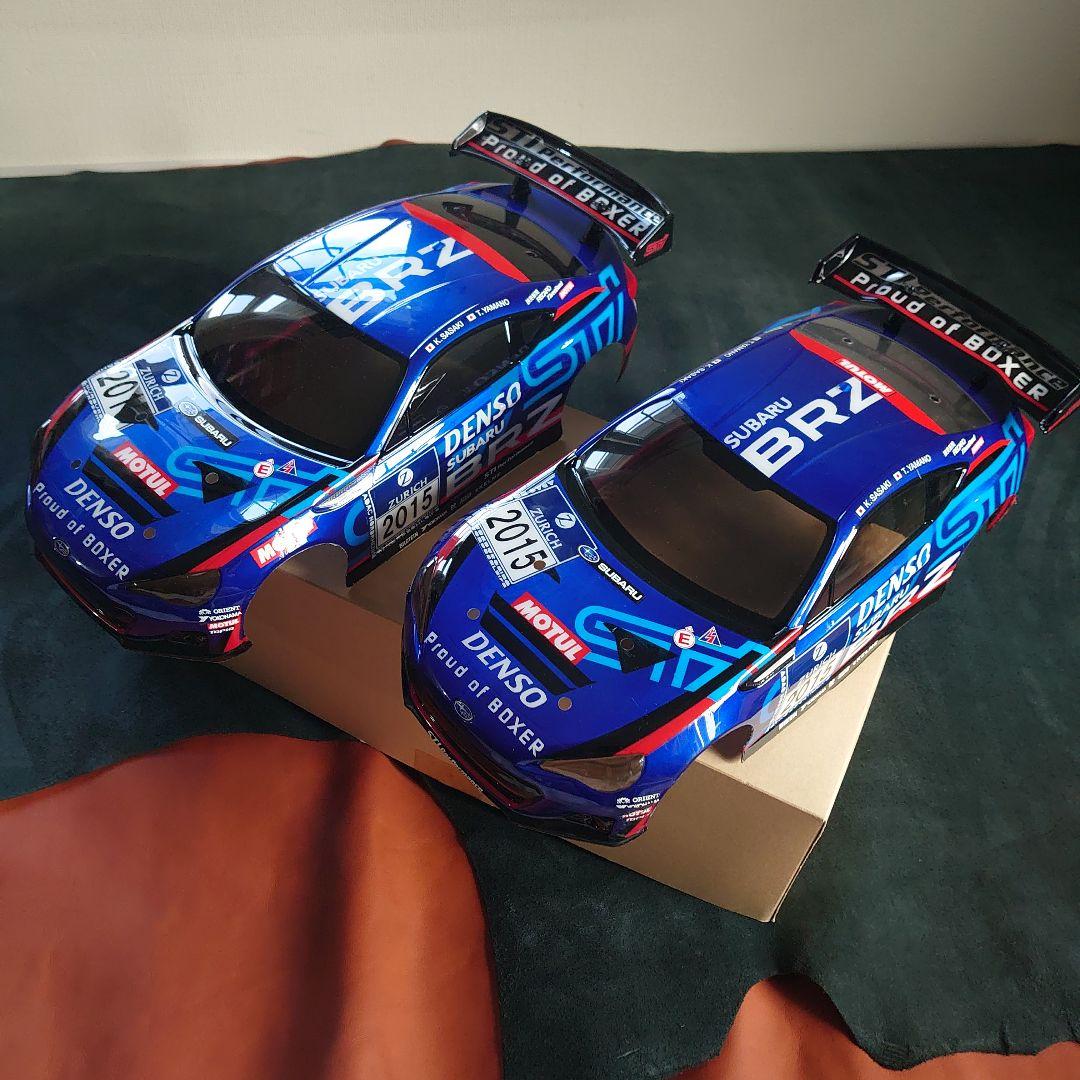 タミヤ1/10RCスバルBRZ スペアボディセット オリジナルペイント2台セット