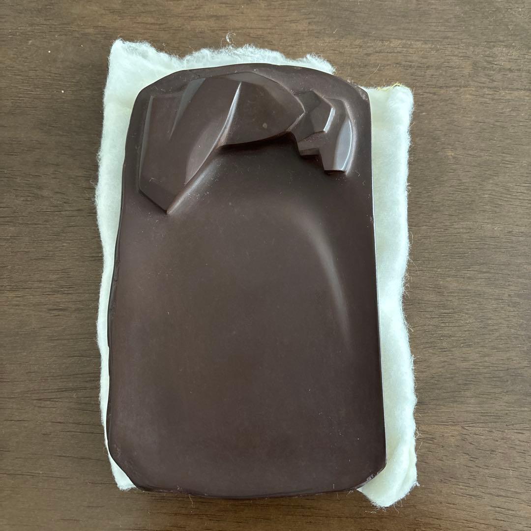 値下げ中！【赤間硯】木の葉硯 玉弘堂 堀尾卓司 共箱・証明書付き 伝統工芸品