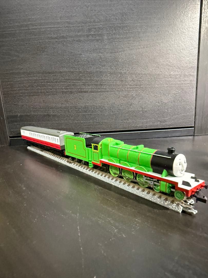 <ジャンク>NゲージTOMIX きかんしゃトーマス　ヘンリー急行セット　外箱欠品