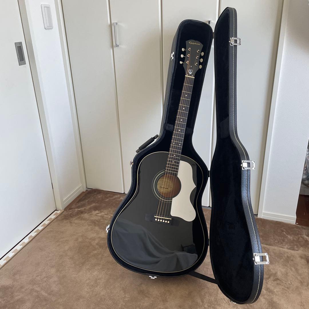 【希少モデル美品✨】純正ハードケース付　Epiphone EJ-45 EB