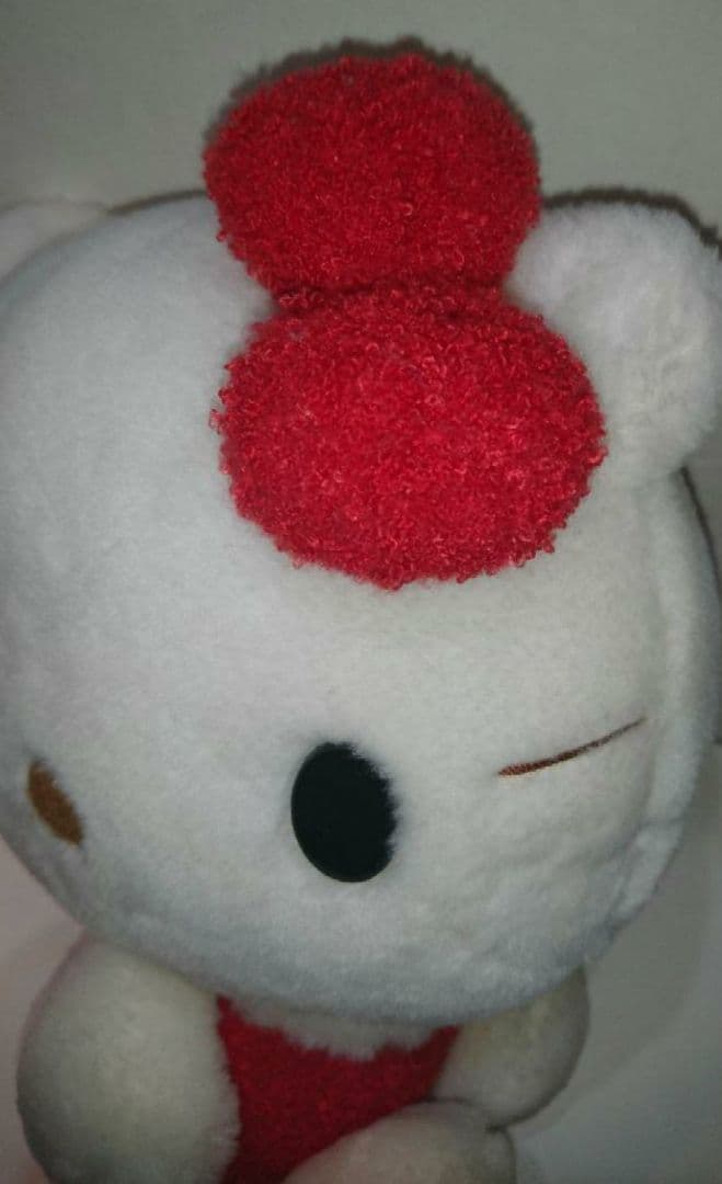 ハローキティ ぬいぐるみ 赤リボン