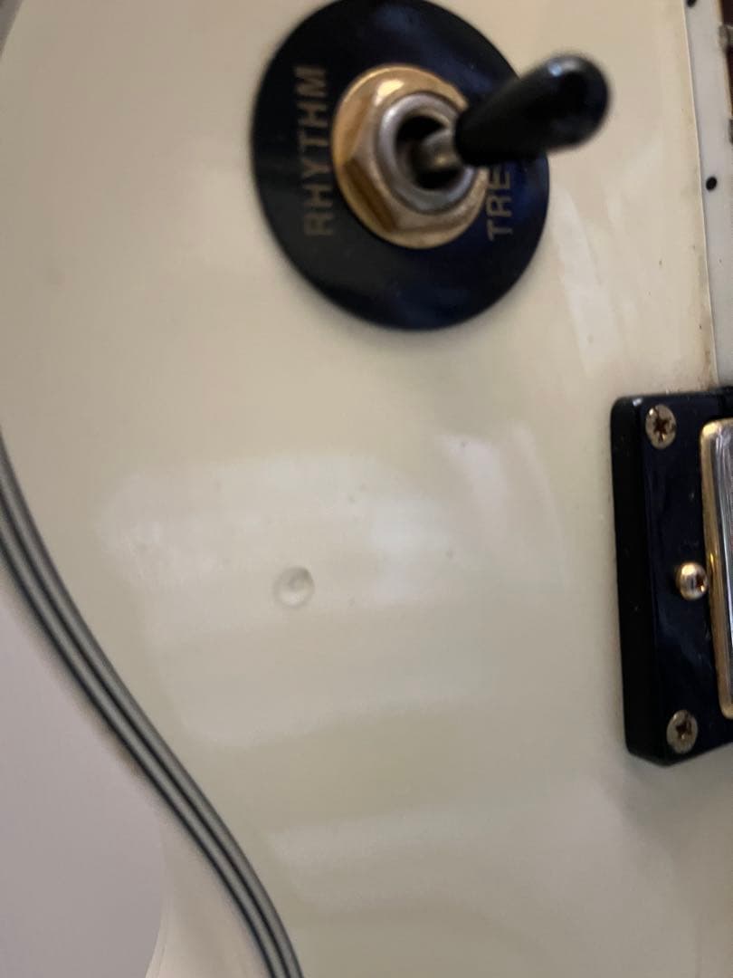 7 訳あり　フォトジェニック　レスポールカスタム　ホワイト