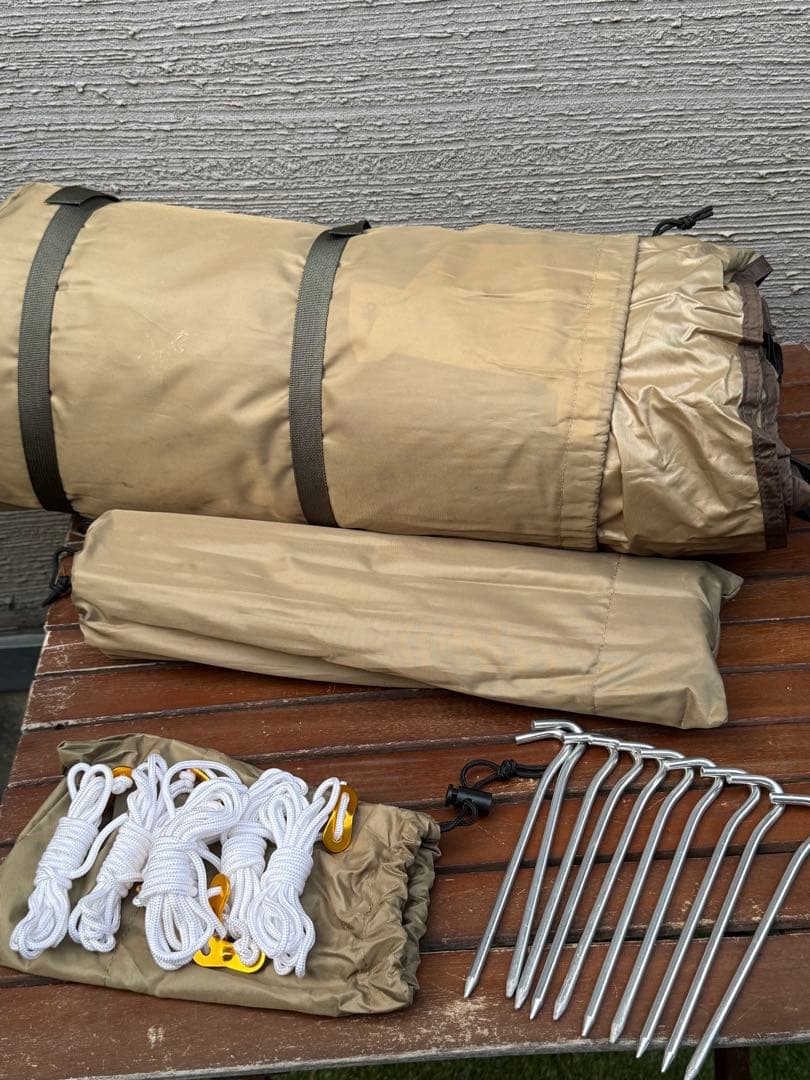 【美品】ogawa(オガワ) Stacy ST-II テント ロープ ペグ付き