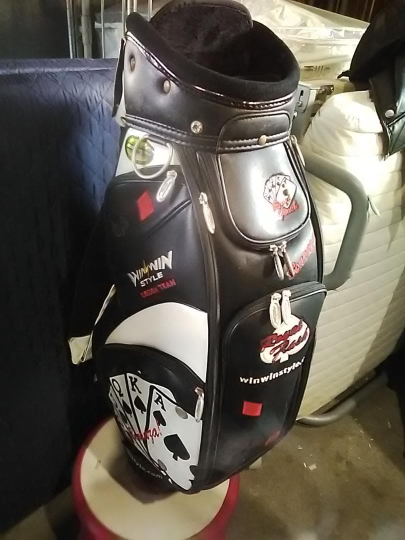 WINWINSTYLE　ウィンウィンスタイル　ゴルフ　キャディバッグ　トランプ