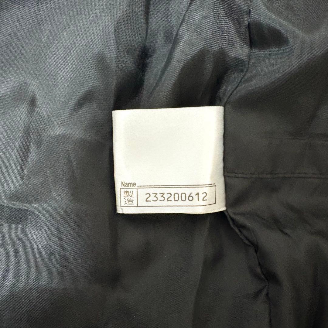 ★美品★ MIZUNO ミズノ ダウンコート ベンチコート ブラック 刺繍 L