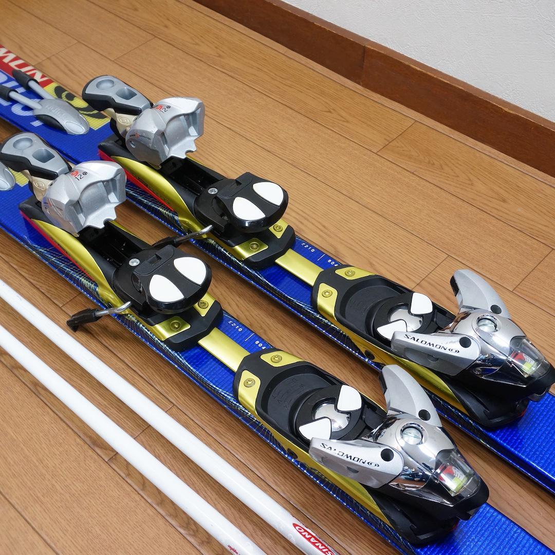 メンテ済 160cm 靴28～28.5cm SALOMON スキーセット
