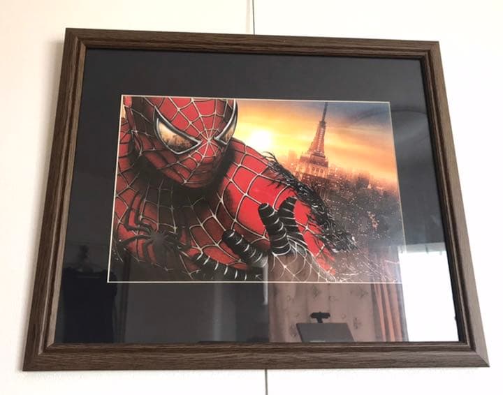 再値下げ❗️スパイダーマン　希少❣️アメリカ映画ポースター　　額縁付き