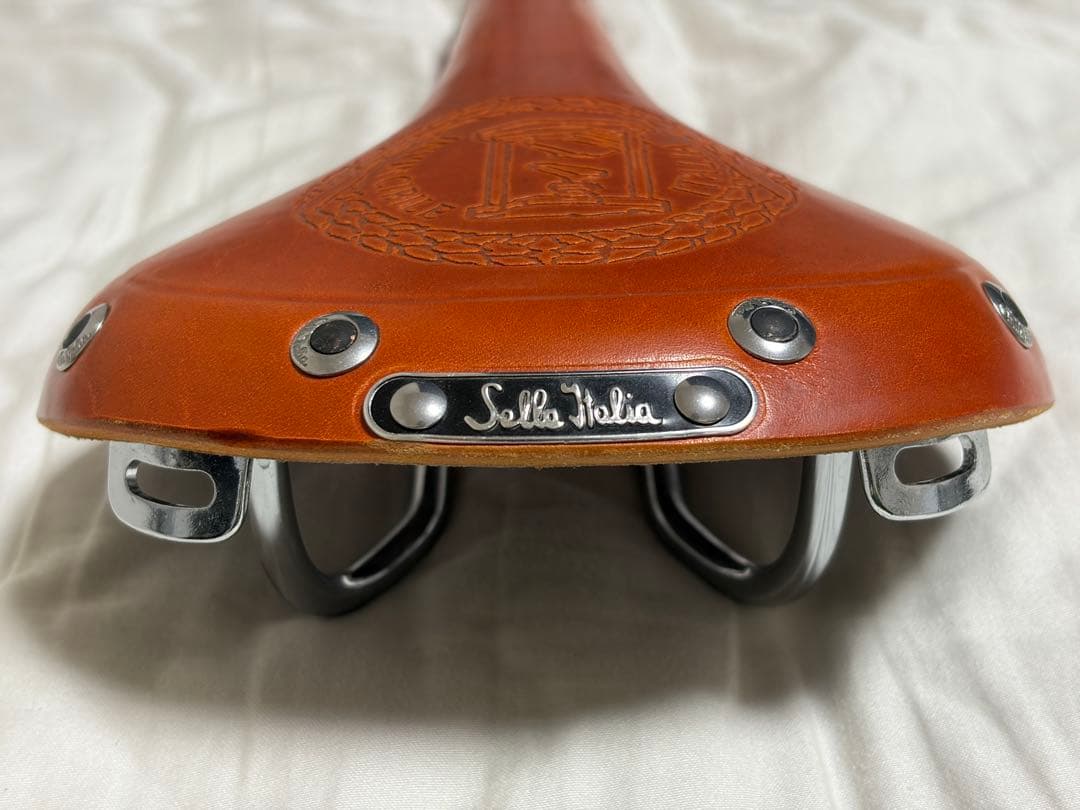SELLA ITALIA MITICA セライタリア レザーサドル ブラウン