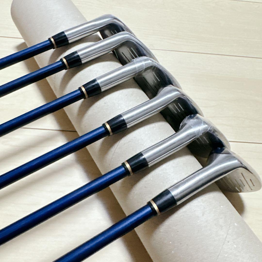 美品 SPALDING ハイボールパワーアイアン 6本セット スポルディング