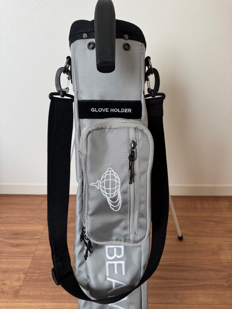 BEAMSGOLF スタンド式ゴルフバッグ グレー
