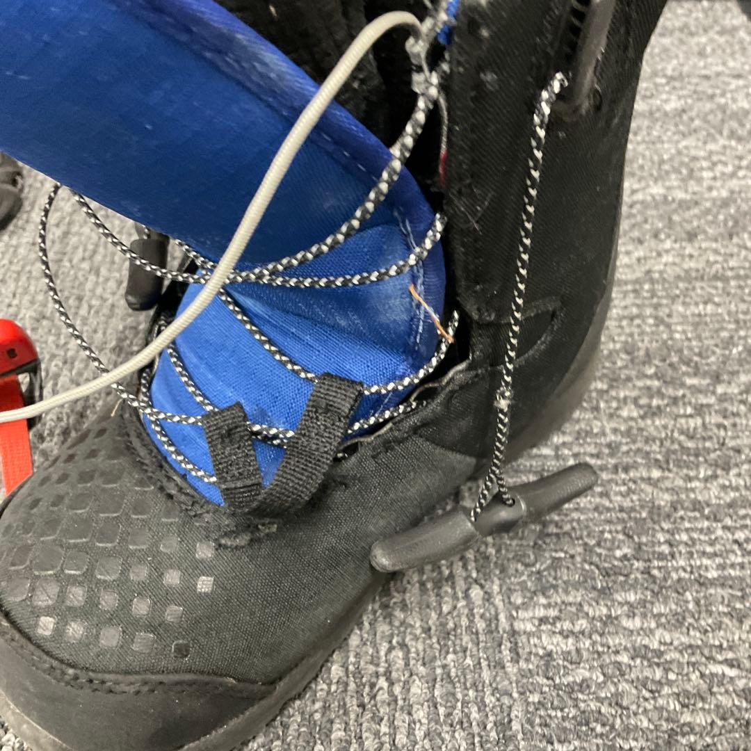 Burton スノーボードブーツ 子ども用 青/黒 サイズ22.0