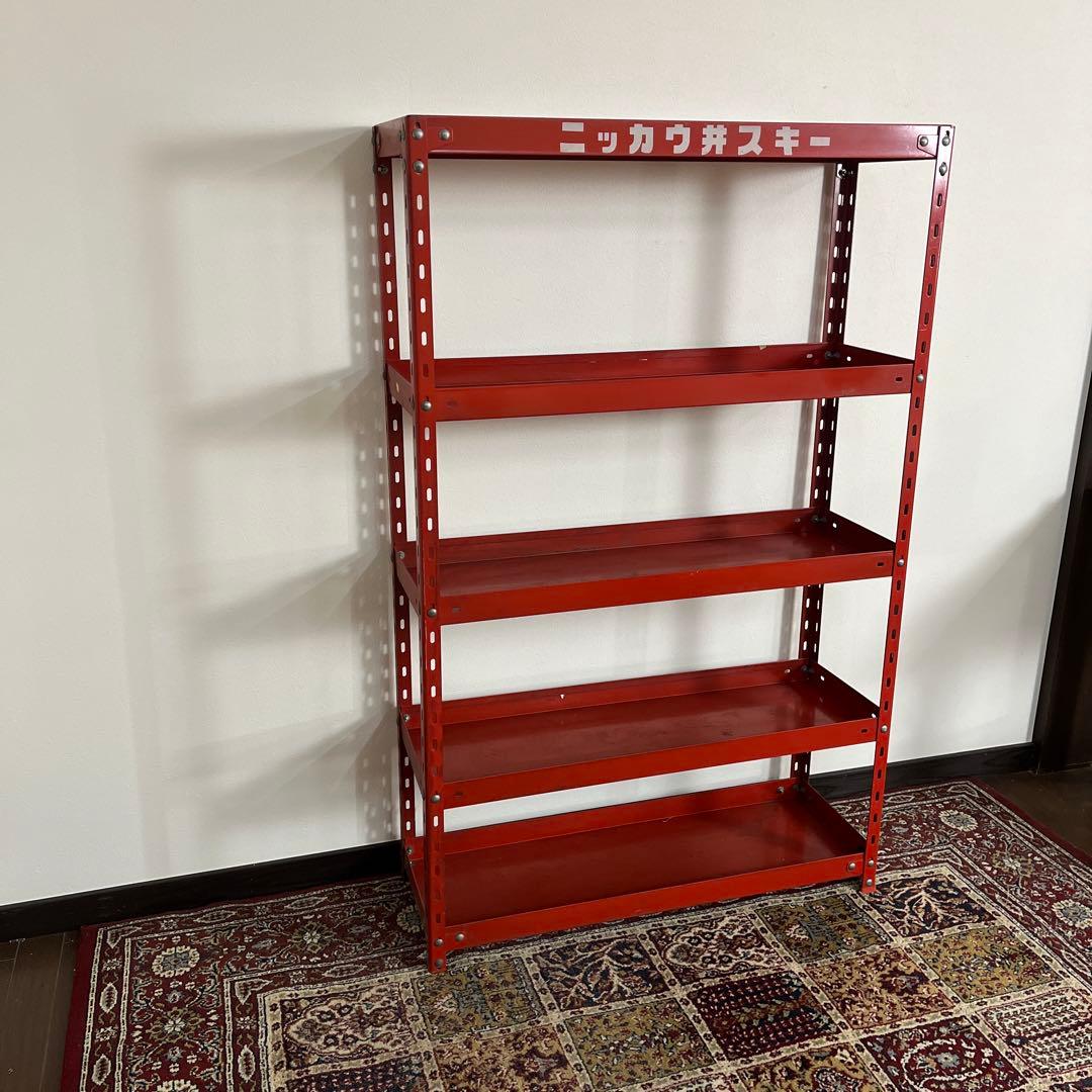 非売品◼︎ニッカウイスキー 店舗用什器 スチール棚 展示台 ディスプレイラック