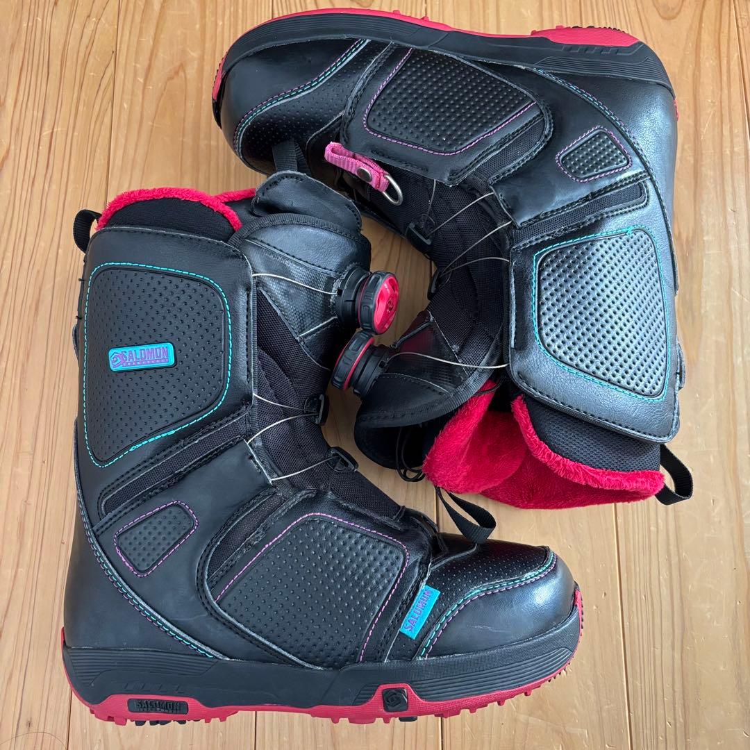 サロモン スノーブーツ PEARL BOA WOMAN 23cm