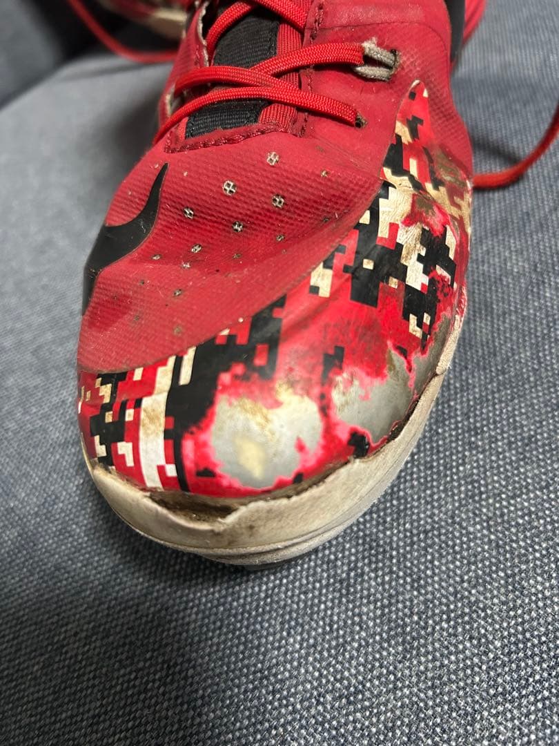 NIKE IDスパイクレッド/カモフラージュ 金具 25cm MID オーダー