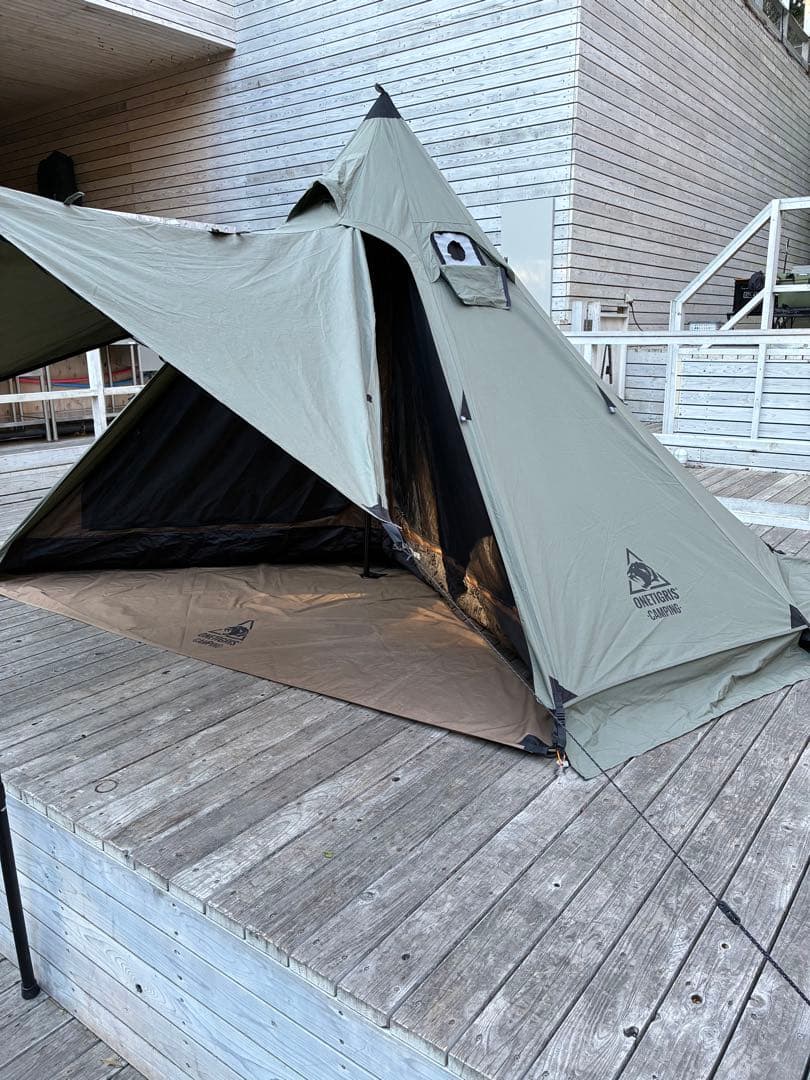 【美品】ONETIGRIS Northgaze TC テント アーミーグリーン