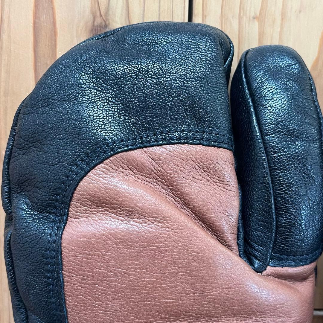 一度使用の美品　ヘストラ　ミトングローブ　スリーフィンガー　ゴアテックス　6