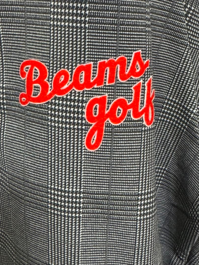 BEAMS GOLF チェック柄ポロシャツ Lサイズ